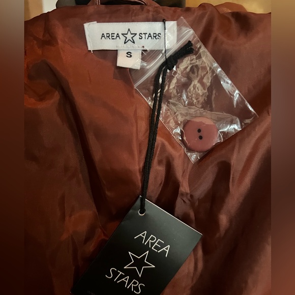 NWT Faux Leather Jacket Size S - Picture 4 of 6